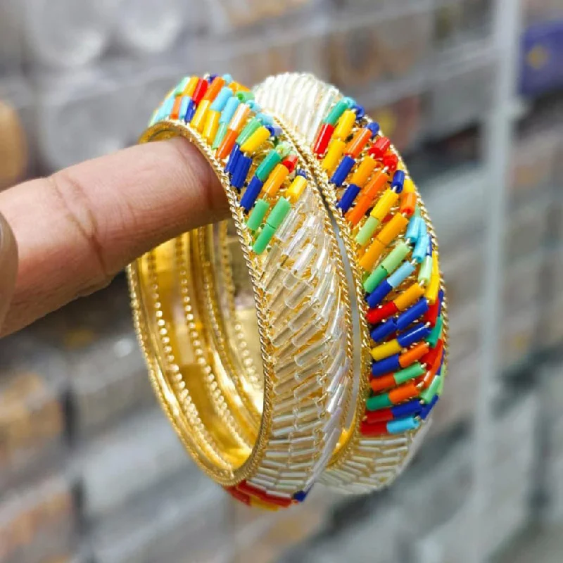 Huge Markdowns On Premium Jewelry Styles Pooja Bangles Gold Plated Bangles Set