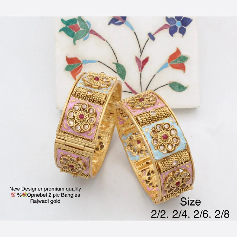 Personalized Jewelry At Special Discount Rates Pooja Bangles Gold Plated Bangles Set Personalized Jewelry At Special Discount Rates Pooja Bangles Gold Plated Bangles Set