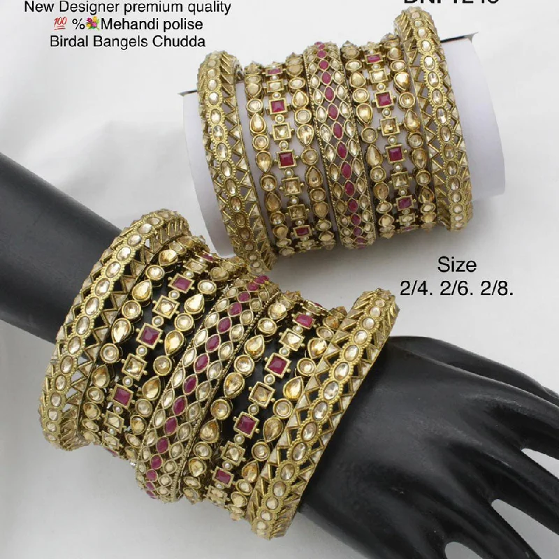 Chic And Stylish Jewelry At Exclusive Prices Pooja Bangles Gold Plated Bridal Bangles set Chic And Stylish Jewelry At Exclusive Prices Pooja Bangles Gold Plated Bridal Bangles set