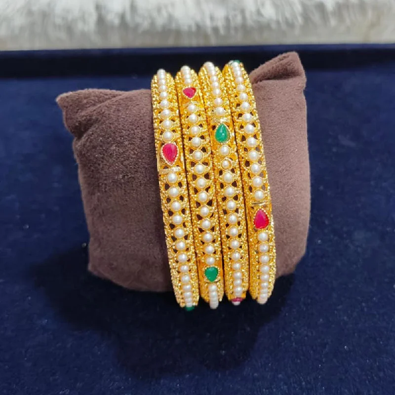 Luxury Meets Affordability – Jewelry Sale Live Now Pooja Bangles Gold Plated Crystal Stone And Pearls Bangles Set Luxury Meets Affordability – Jewelry Sale Live Now Pooja Bangles Gold Plated Crystal Stone And Pearls Bangles Set