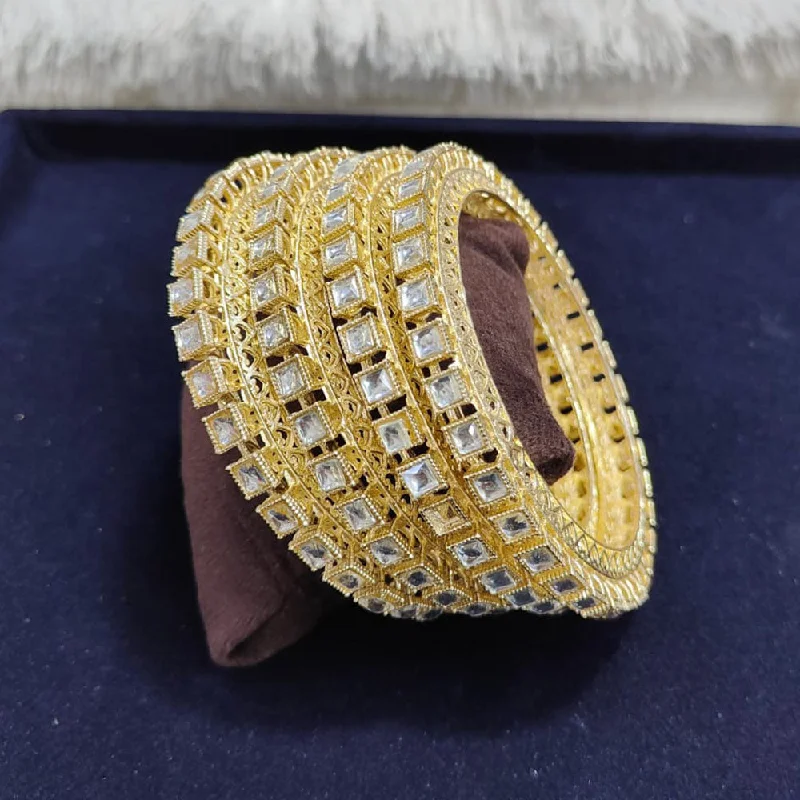 Accessorize For Less – Luxury Jewelry At Affordable Prices Pooja Bangles Gold Plated Crystal Stone Bangles Set Accessorize For Less – Luxury Jewelry At Affordable Prices Pooja Bangles Gold Plated Crystal Stone Bangles Set