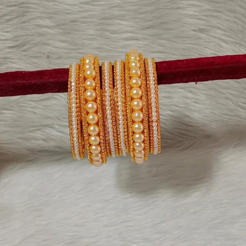 Unique Jewelry Designs Now At Discounted Rates Pooja Bangles Gold Plated Pearl Bangles Set Unique Jewelry Designs Now At Discounted Rates Pooja Bangles Gold Plated Pearl Bangles Set