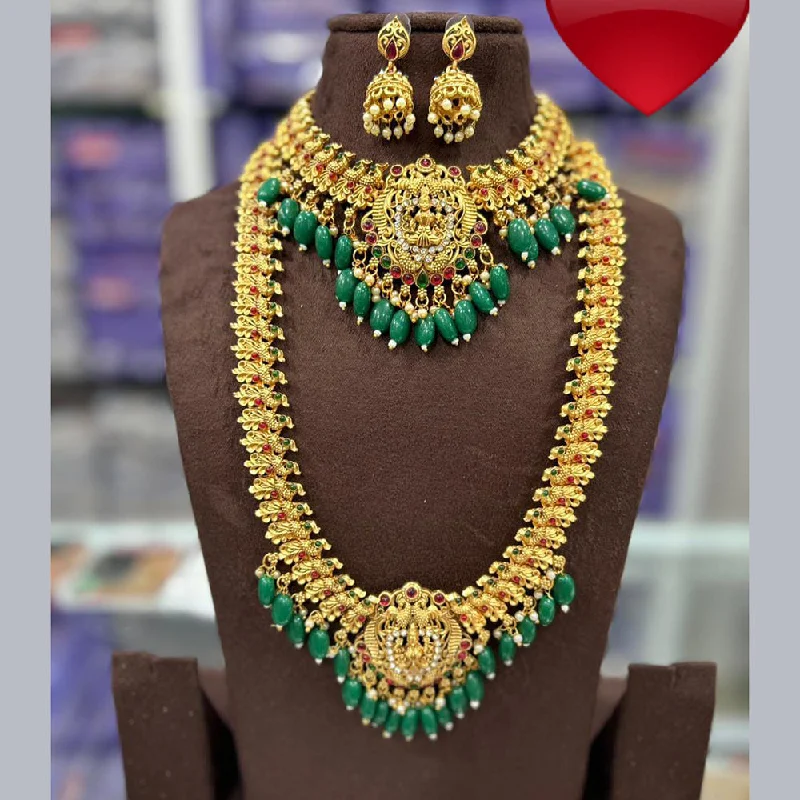 Best Jewelry Deals – Shop Premium Pieces At Great Prices Pooja Bangles Gold Plated Temple Double Necklace Set Best Jewelry Deals – Shop Premium Pieces At Great Prices Pooja Bangles Gold Plated Temple Double Necklace Set