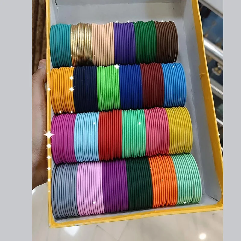 Exclusive Online Discounts On Stylish Jewelry Pooja Bangles Multi Color Metal Bangle Set Exclusive Online Discounts On Stylish Jewelry Pooja Bangles Multi Color Metal Bangle Set