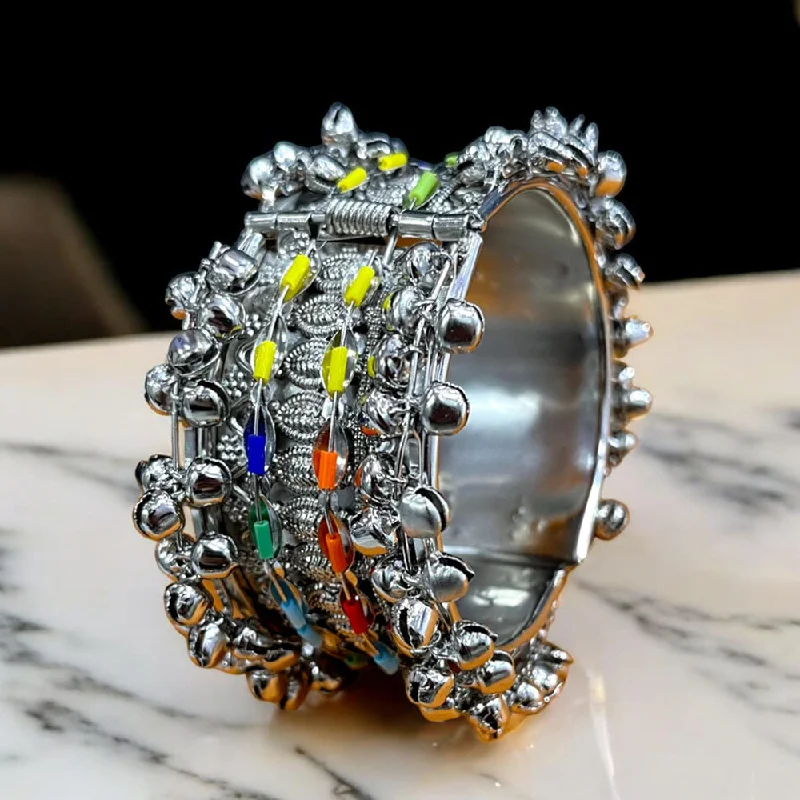 Dazzle With Discounts – Shop Jewelry On Sale Pooja Bangles Oxidised Plated Openable Kada Dazzle With Discounts – Shop Jewelry On Sale Pooja Bangles Oxidised Plated Openable Kada
