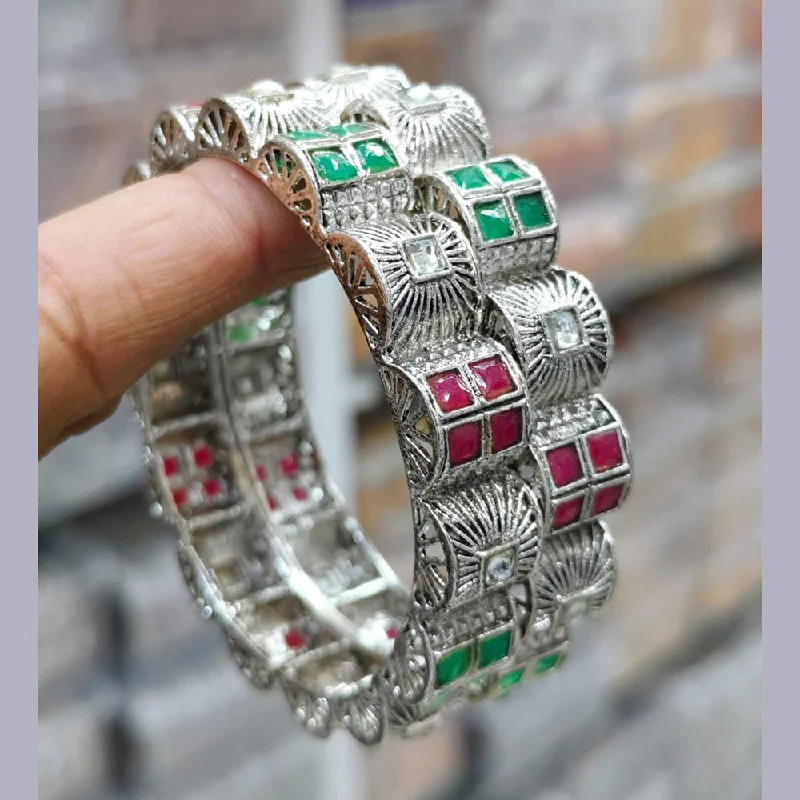 Make Every Moment Shine – Jewelry Discounts Available Pooja Bangles Oxidised Plated Pota Stone Bangles Set Make Every Moment Shine – Jewelry Discounts Available Pooja Bangles Oxidised Plated Pota Stone Bangles Set