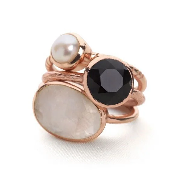 Chic And Stylish Jewelry At Exclusive Prices Primrose Stack Rings (Set of 3)