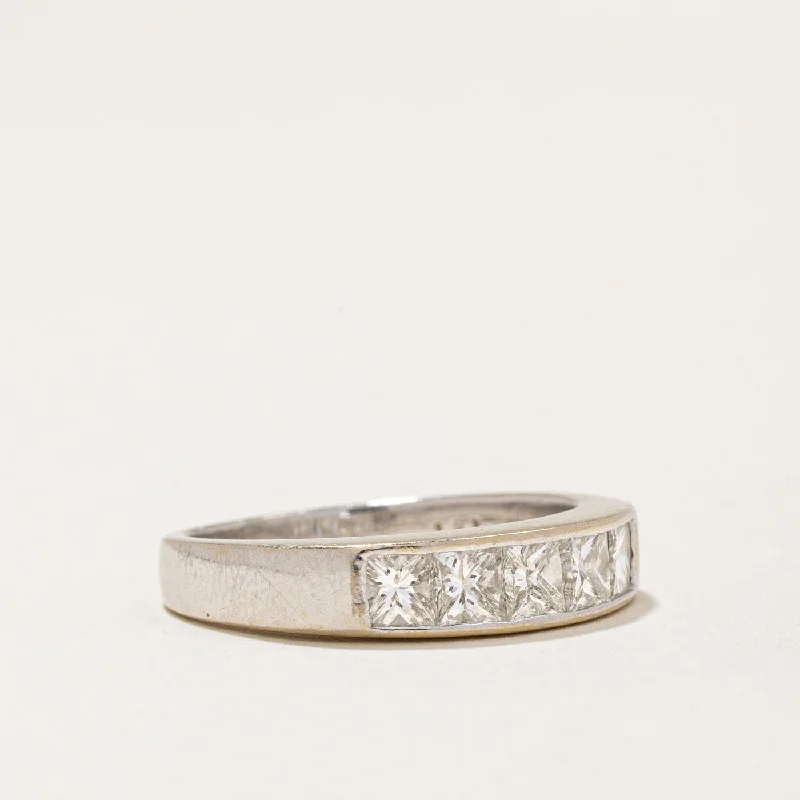 Everyday Jewelry Essentials Now On Sale Princess Cut Diamond Band | 1.20ctw | SZ 7.75 |