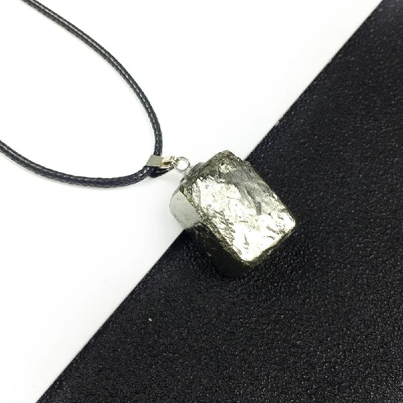 Trending Jewelry Now Available At Exclusive Prices Pyrite Crystal Necklace Pendant