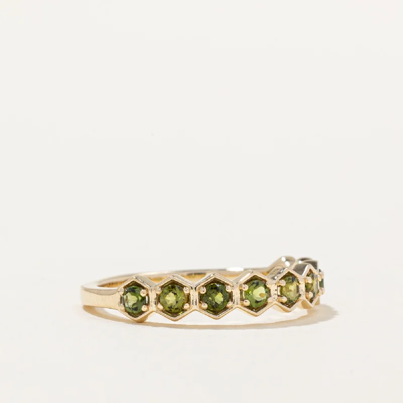 Grab Stylish Jewelry Before The Sale Ends '100 Ways' Tourmaline Ring | 0.47ctw | SZ 6.75 |