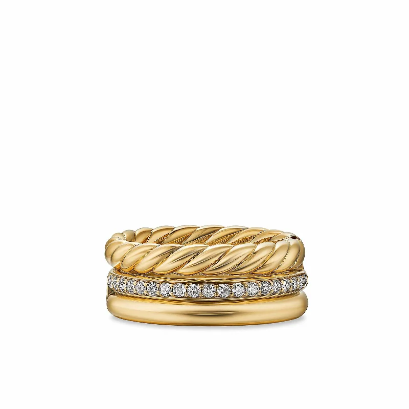 Luxury Jewelry Without The Luxury Price Tag 9mm Mercer 3-Row Ring  0.25