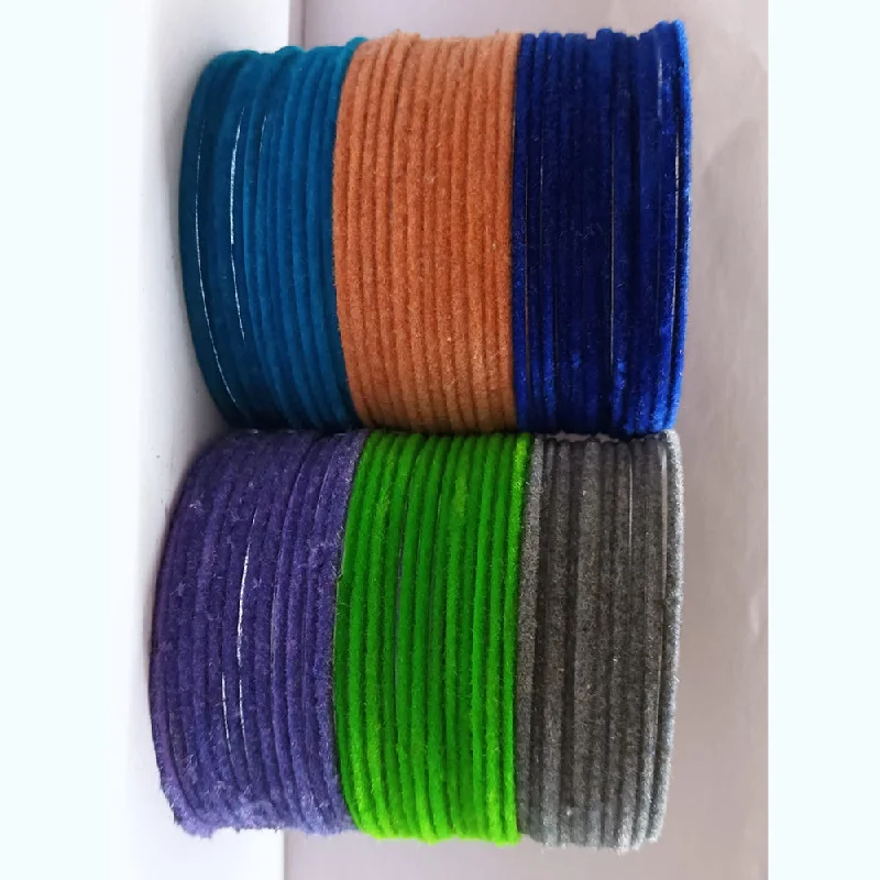 Shine Without Limits – Jewelry Sale Happening Now Ravechi Art Velvet Bangles Set (Assorted Color) Shine Without Limits – Jewelry Sale Happening Now Ravechi Art Velvet Bangles Set (Assorted Color)