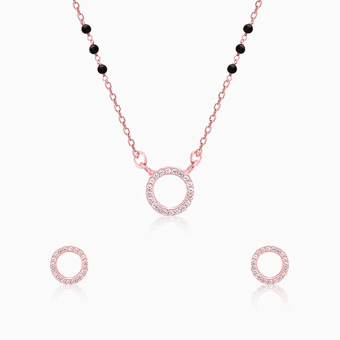 Discounted Jewelry For A Glamorous Look Rose Gold Connected for Life Set