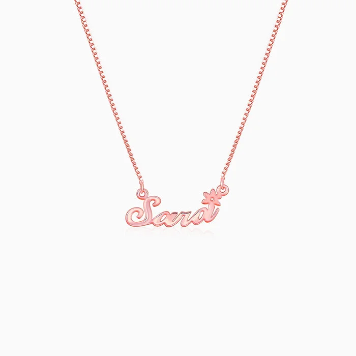 Limited-Time Offer On Elegant Jewelry Pieces Rose Gold Personalised Self Love Pendant