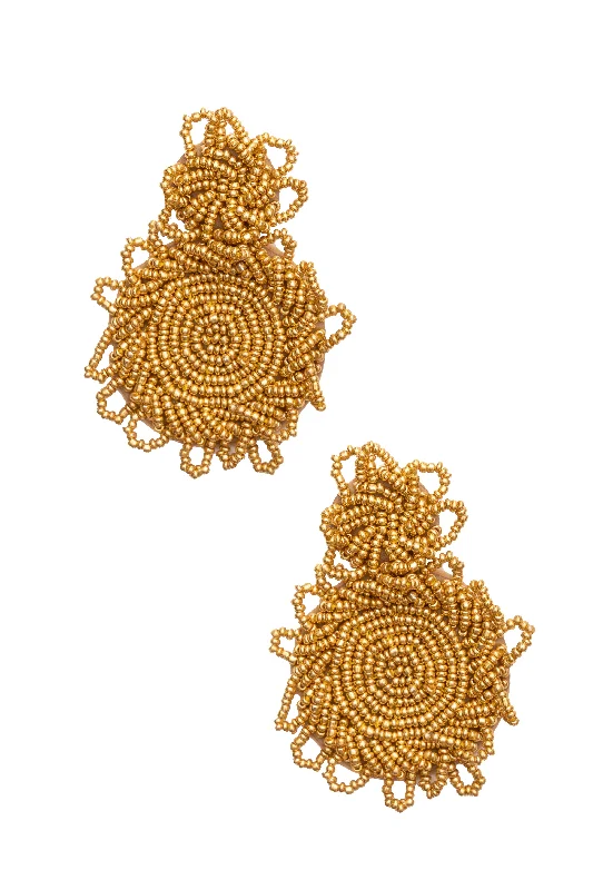 Timeless Elegance Now At Special Discounts SASHA EARRINGS in gold