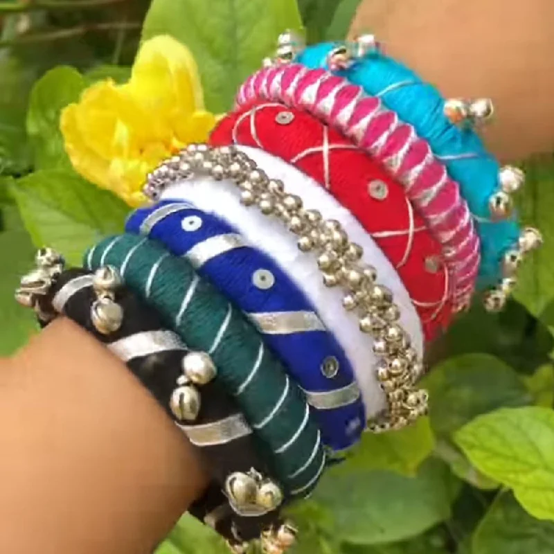Shop Fine Jewelry With Exclusive Savings Shrijicreation Cloth Oxidised Bangles Assorted Design (Single Piece) Shop Fine Jewelry With Exclusive Savings Shrijicreation Cloth Oxidised Bangles Assorted Design (Single Piece)