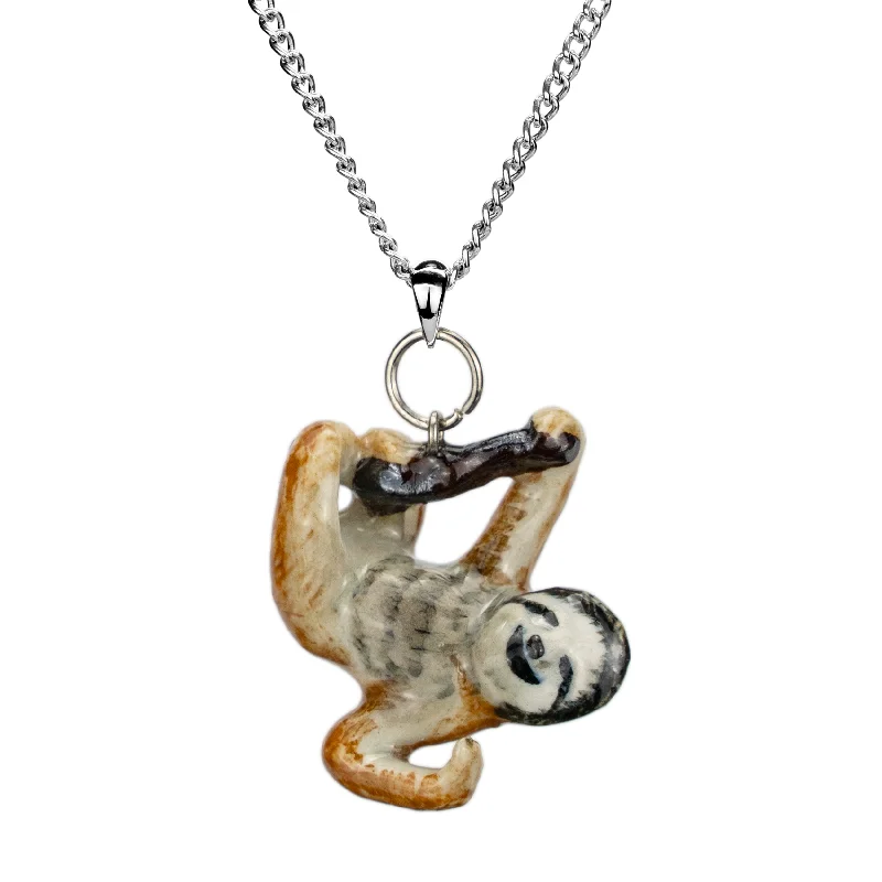 The Ultimate Jewelry Sale – Shop Premium Styles Sloth Pendant Porcelain Jewelry