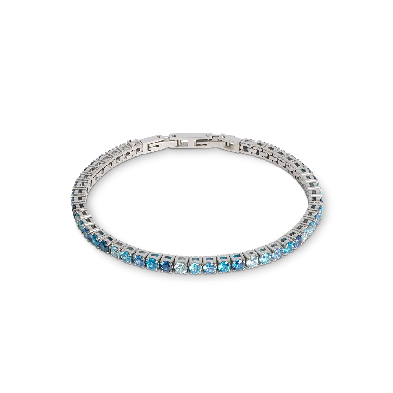 Limited-Time Jewelry Sale – Elegant Styles At Less Tennis bracelet silver-blue