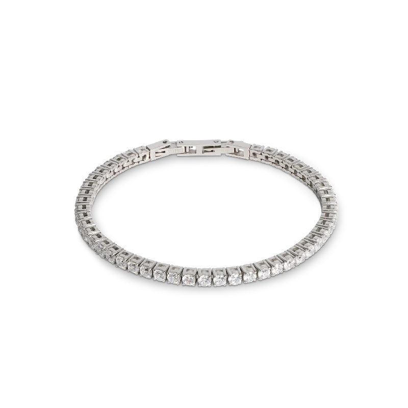 Limited-Time Offer On Premium Jewelry Collections Tennis bracelet silver-crystal