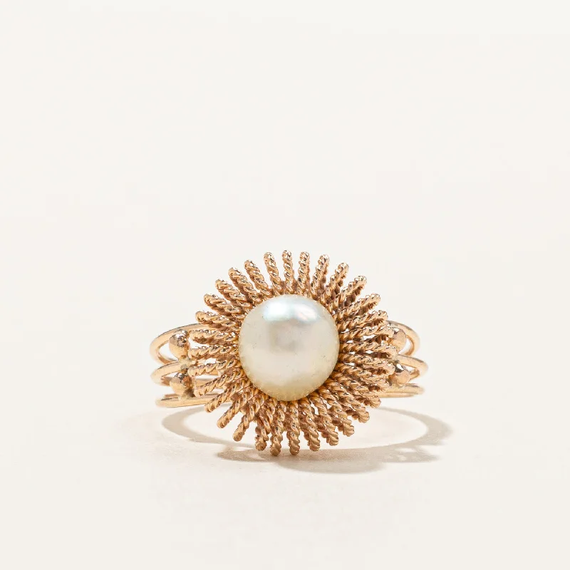 Seasonal Jewelry Sale – Upgrade Your Style Today Textured Pearl Ring | SZ 7.25 |