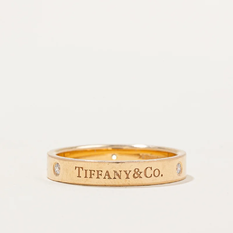 Elegant Jewelry, Exclusive Prices – Shop Now 'Tiffany & Co' T&Co. Band Ring | 0.06ctw | SZ 10 |