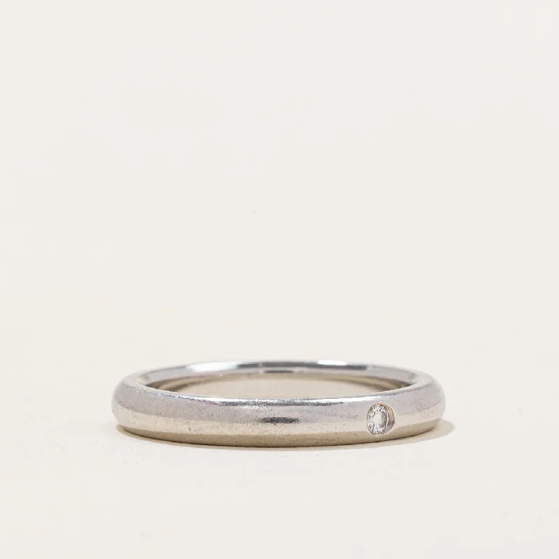 Grab Your Favorite Jewelry At The Lowest Prices 'Tiffany & Co' Elsa Peretti Band Ring | 0.02ct | SZ 5.25 |