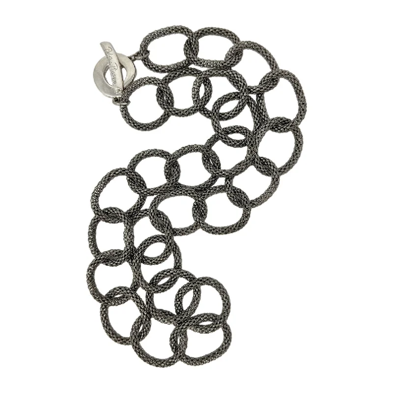 Huge Savings On Timeless Jewelry Collections Tiffany & Co. Paloma Picasso Sterling Silver Oval Link Toggle Necklace
