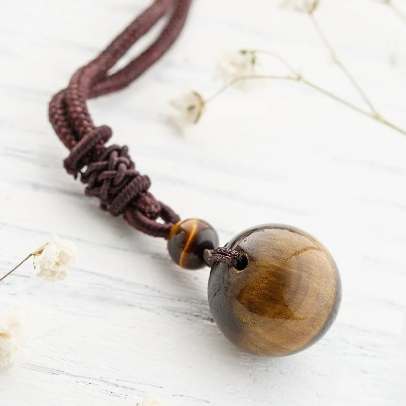 Elegant Jewelry, Affordable Luxury – Shop Now Tiger's Eye Stone Necklace