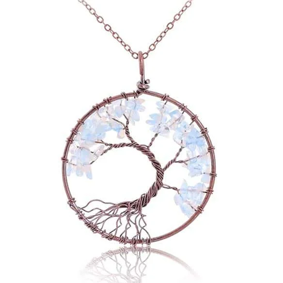 Don't Miss Our Biggest Jewelry Sale Of The Season Tree of Life Opalite Necklace