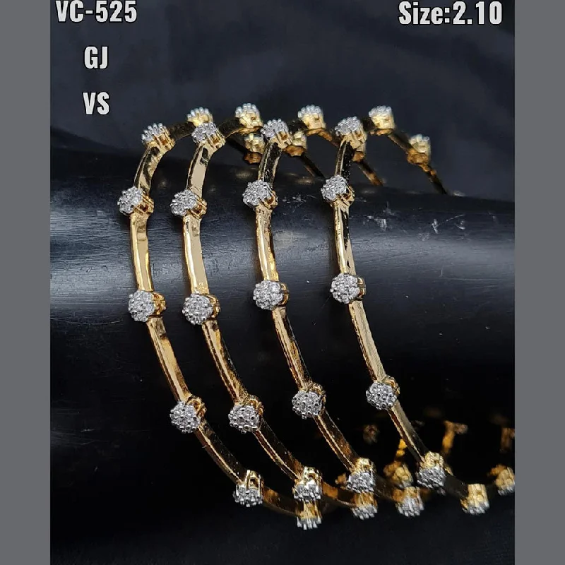 Limited-Time Jewelry Discounts – Shine Without The Splurge Vivah Creations AD Stone Bangles Set Limited-Time Jewelry Discounts – Shine Without The Splurge Vivah Creations AD Stone Bangles Set