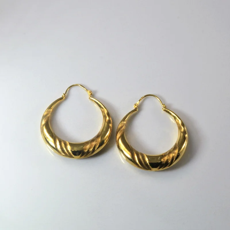 Buy More, Save More On Stunning Jewelry Pieces Yellow Gold Hoop Earrings |