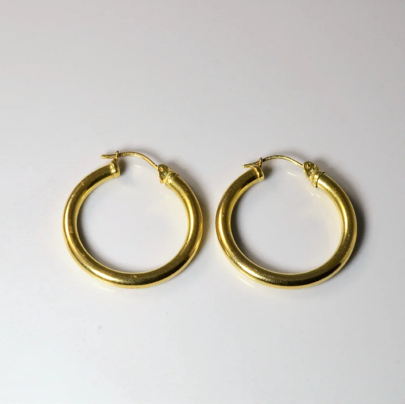 Limited-Stock Jewelry Sale – Shop Before It's Gone Yellow Gold Hoop Earrings |