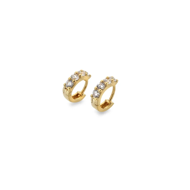 Trendy Minimalist Jewelry For Everyday Wear Dew Drop Huggie Hoop Earrings