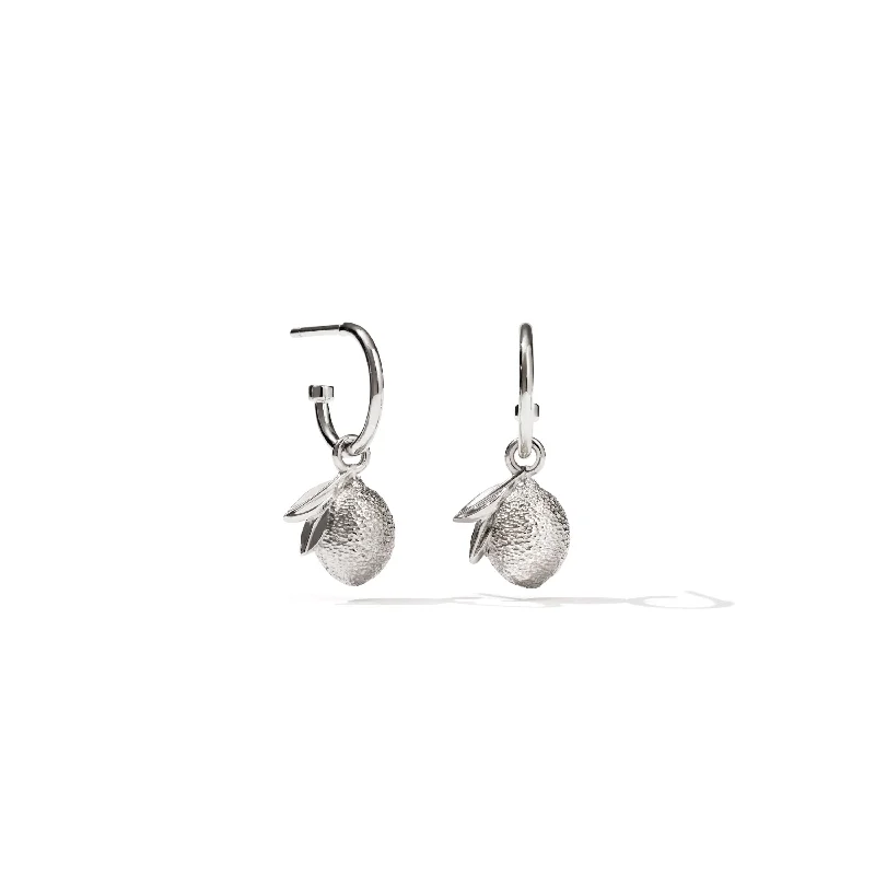 Personalized Engraved Jewelry For Meaningful Gifts Meadowlark Lemon Signature Hoop Earrings - Sterling Silver Personalized Engraved Jewelry For Meaningful Gifts Meadowlark Lemon Signature Hoop Earrings - Sterling Silver