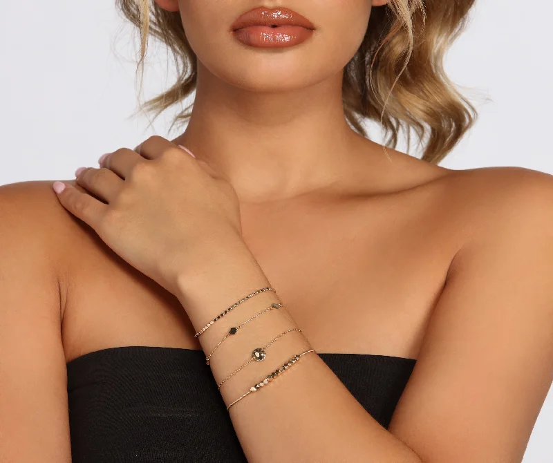Buy More, Save More – Special Jewelry Discounts Sweet And Simple Dainty Bracelet Set Buy More, Save More – Special Jewelry Discounts Sweet And Simple Dainty Bracelet Set