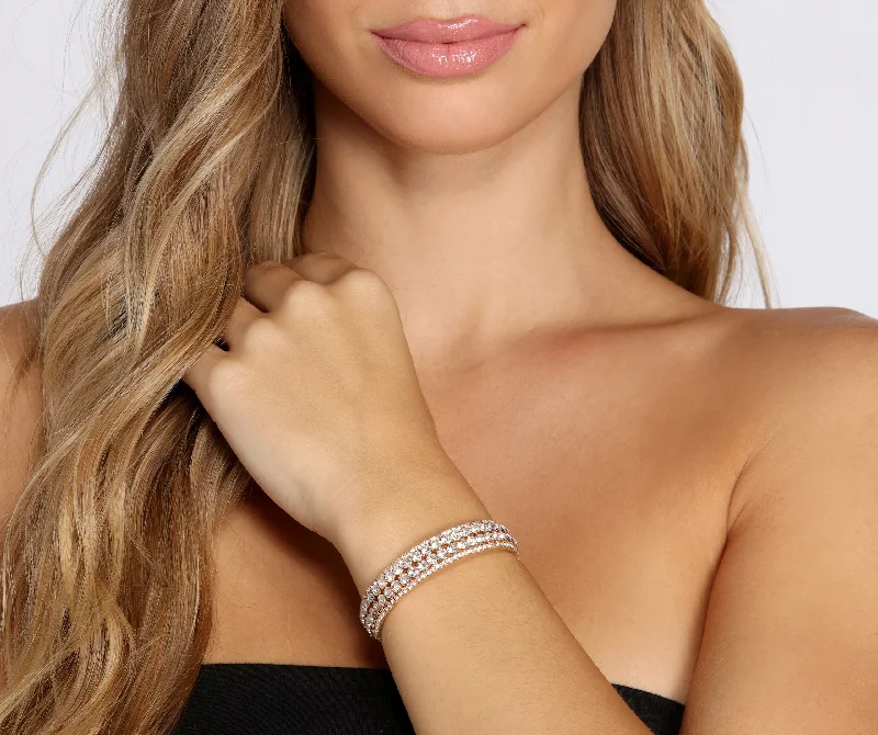 Elegant Jewelry Styles At Budget-Friendly Prices Time To Shine Rhinestone Cuff